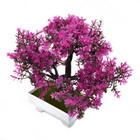 Artificial Bonsai Plant Small Tree Pot Fake Flower Home Garden Table Decor