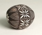Acoma Pueblo Seed Jar Pottery By Dorothy Torivio