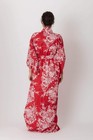 Japanese Yukata Kimono Women Lily Cotton Robe Made In Japan