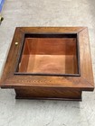 Antique Japanese Wooden Hibachi Charcoal Brazier Copper Lined