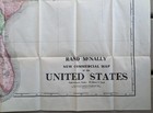 United States Rand Mcnally Commercial Pocket Map  Rr Cities Towns Villages Etc 