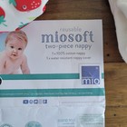 New Bambino Mio Size 2 Mioduo Miosoft Cloth Diaper Cover Set Strawberry Cream