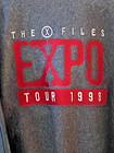 Vintage The X Files Expo Tour 1998 Varsity Jacket Embroidered L Sci-fi Tv Show