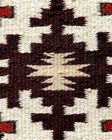 Bessie Yazzie  Rug  Two Grey Hills  Navajo  17 3 4  X 12 3 4 
