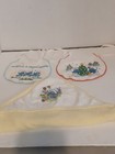Vintage 1980s Smurf Baby Bibs Set Of 2   Smurfs Baby Hooded Bath Towel