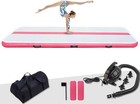  Inflatable Gymnastics Mat 10ft 13ft Air Track Tumbling Mat 4in Thick 
