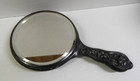 Rare Antique Silver Plate Hand Mirror Victorian Vanity Art Nouveau Repousse 9 5 