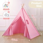 Wilwolfer 6 Pack Teepee Tent For Kids  Foldable Indoor Play Sleepover Tent With