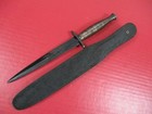 Wwii British Army F-s Knife 3rd Pattern W scabbard - Mrkd England - Original  1