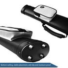 2x2 Hard Cue Case Pool Cue Billiard Stick Carrying Case F10-black And White