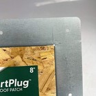 Quarrix Smart Plug Roof Patch 24 Gauge Galvanized Steel 8  7 16  Thick 990088