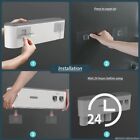 2024toothbrush Holder Wall -automatic Toothpaste Squeezer Storage Rack Bathroom