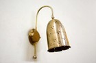 Set Of 2 Pcs Rare Perforated Raw Metal Wall Sconce Italian Lighting Italian Lamp