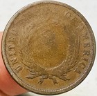1867 Two Cent Piece 2c Ungraded Post Civil War Date Us Copper Coin Cc27961