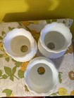 Vintage Hobnail White Milk Glass Lamp Light Globe Shade 1 1 2  Fitter Chandelier