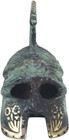 Athenian Helmet On A Base Ancient Greek Bronze Museum Replica 1386