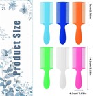 6 Pcs Head Lice Comb Plastic Fine Tooth Flea Lice Combs For Fine Hair Double Sid