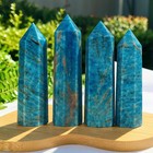 Wholesale Lot 1 Lb Blue Apatite Tower Point Crystal Healing Reiki Obelisk Decor