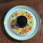 Vintage Ekco Country Garden Porcelain Clad Cookware 5qt Steamer Boiler Pot Italy