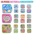 Reusable Water Painting Books For Kids  3 Pack Mess-free Magic Water Coloring   