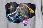 2025 Jurassic World Rebirth Dr Pepper Blackberry Graphic T-shirt Large