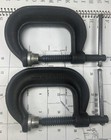 2 Vintage J H Williams Cc-402 Deep Throat C Clamps Tool Set Mechanics Usa-nice