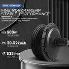 E-bike Conversion Kit 36v 48v 500w Brushless Rear Cassette Hub Motor Wheel