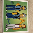 Cheech Marin And Tommy Chong Signed Simpsons 8 X 10 Photo Jsa Authentic      Homer