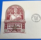 1948 Gold Star Mothers Fdc Cachetcraft L w  Staehle  969 Unaddressed Dc