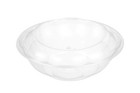 64 Oz Disposable Bpa Free Clear Plastic Salad Rose containers With Airtight Lids