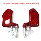 For Dodge Charger Challenger Hellcat Jeep Red Carbon Fiber Paddle Shifter 2015 