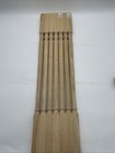 Craftsman Brown Red Oak Square Top Stair Baluster 34    X 1 25    Lot Of 7  c5 