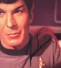 Signed Leonard Nimoy Photo Spock Star Trek Original Tv Series 8x10 Auto Psa 10