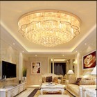 Us Modern Crystal Led Ceiling Light Chandelier Flush Mount Lamp Lighting Fixture