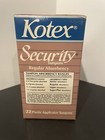 Vtg 1989 Kotex Security Tampons Regular Sealed Box 22 Plastic Applicator New Nos