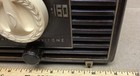 Vintage 1950s Swirled Bakelite Philco Transitone Model 53-560 Tube Type Am Radio