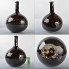 Korean Joseon Dynasty Black Glaze Crane Neck Bottle Ceramics Art Collectible