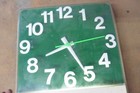 Vintage 7 Up Advertising Wall Clock Light Sign Soda Lights Working 1970 s