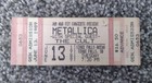 Metallica cult Band Lot Concert Ticket 1989 Sd  Newspaper Clipping   Vhs Box