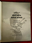Heavy Metal Guitar Method Primer Instruction Book Vintage 90 s Collectible 1991