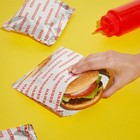 Hamburger Wrappers For Fast Food Restaurants  6 4 X 6 4 In  200 Sheets 
