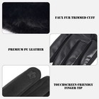 Women Winter Gloves Thermal Linning Warm Soft Leather   Suede Driving Gloves