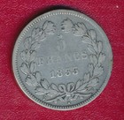 France 1833 5 Francs Silver Coin   nicely Circulated   Free Shipping  