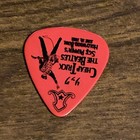 Cheap Trick Rick Nielsen 2008 Tour Guitar Pick Beatles Hollywood Bowl Red