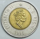 1996 Canada 2 Dollars Km  270 Circulated Condition