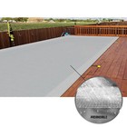 Inground Swimming Pool Cover Rectangle Winter Pool Cover Safety Heavy Duty Gray