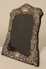 Vintage R  Carrs Of Sheffield Sterling Silver Repousse Photo Frame