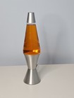 Vtg 1996 Lava Lite Lava Lamp Orange Silver Streak Lamp Model 8605 16 5 