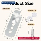 Dishwasher Installation Bracket Kit 2pcs Dishwasher Mounting Clips Compatible Wi