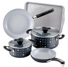 Disney Home Farberware 7 Piece Mickey Mouse Monochrome Ceramic Nonstick Cookware